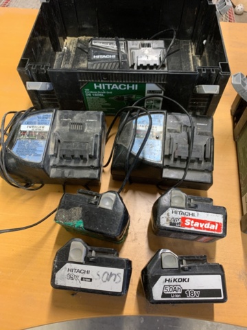 1136460-4 Tool kit HITACHI with impact screwdriver and more