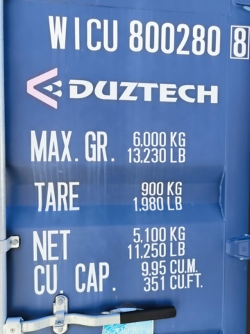 1128986-10 8-Foot Container with Contents #UPDATED INFO#