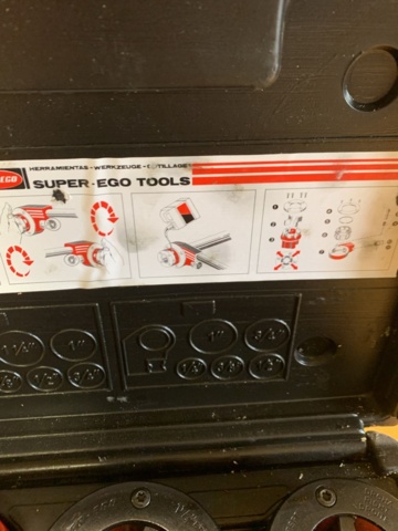 1136483-4 Pipe thread kit Super-Ego Tools