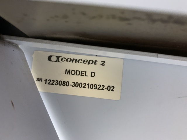 1065688-6 Gym machine rowing machine Concept 2 Model D