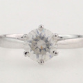 1165121-2 Ring 18K White Gold with Brilliant Cut Diamond approx 1.25 ct