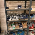 1065650-3 Stock hydraulic and electronic components, 22 shelf sections (incl. shelves)