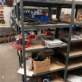 1065650-8 Stock hydraulic and electronic components, 22 shelf sections (incl. shelves)