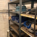 1065650-18 Stock hydraulic and electronic components, 22 shelf sections (incl. shelves)