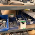 1065650-86 Stock hydraulic and electronic components, 22 shelf sections (incl. shelves)