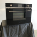 1134486-1 Smeg Combi Microwave SF4101MCN1 Linea Black