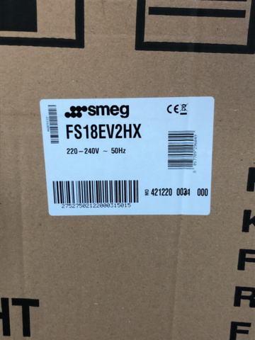 1134480-7 Smeg FS18EV2HX refrigerator, stainless steel, 186 cm