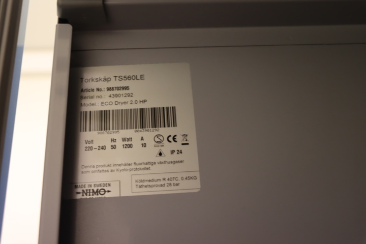 1140033-6 Drying cabinet Electrolux ECO Dryer 2.0 credits