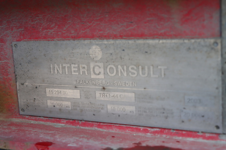 1171407-14 Returned Volvo FInans - Trailer INTERCONSULT TRT1-44CA - 2003