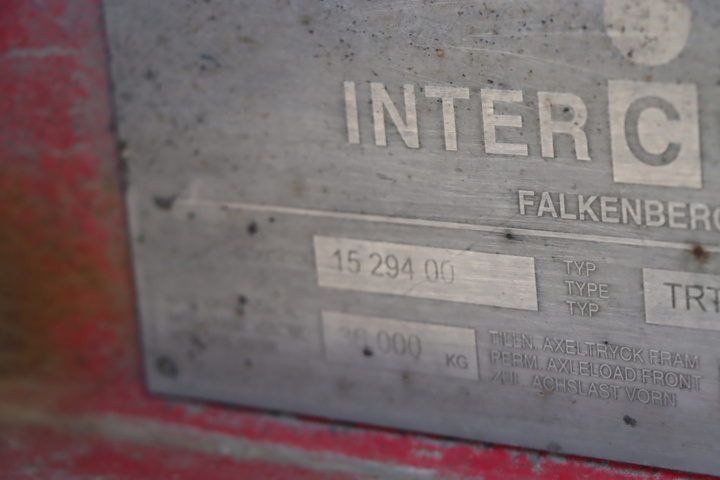 1171407-16 Returned Volvo FInans - Trailer INTERCONSULT TRT1-44CA - 2003