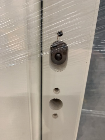 1171412-4 Window door "Swedish window" Wood-Alu 3-Glass Left Fully glazed White 10X21