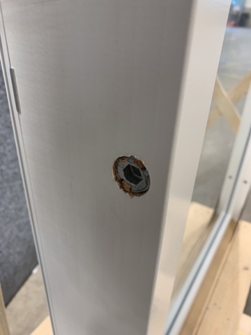 1171412-6 Window door "Swedish window" Wood-Alu 3-Glass Left Fully glazed White 10X21