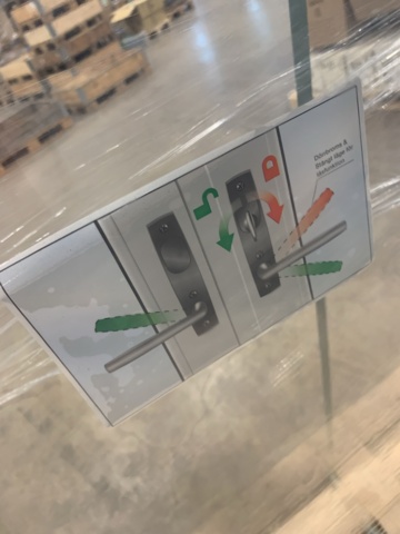 1171412-11 Window door "Swedish window" Wood-Alu 3-Glass Left Fully glazed White 10X21