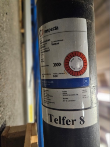 1170946-7 Chain hoist 500kg with electric running gear & pillar slewing crane - ABUS GM3