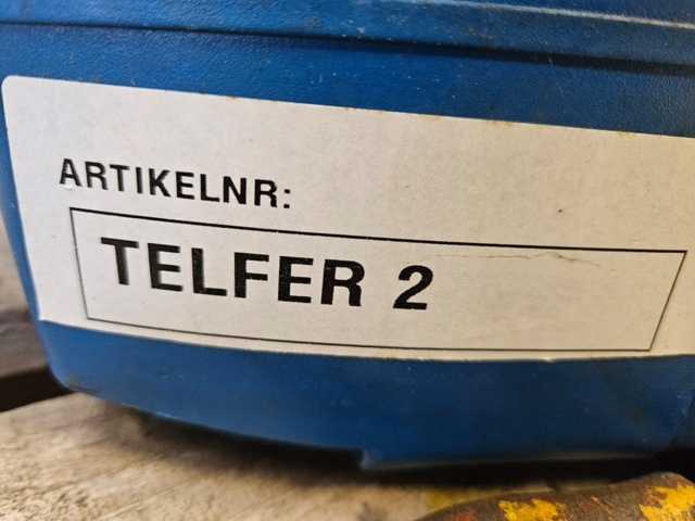 1170951-13 Chain hoist 1000kg with undercarriage & pillar slewing crane - ABUS GM3