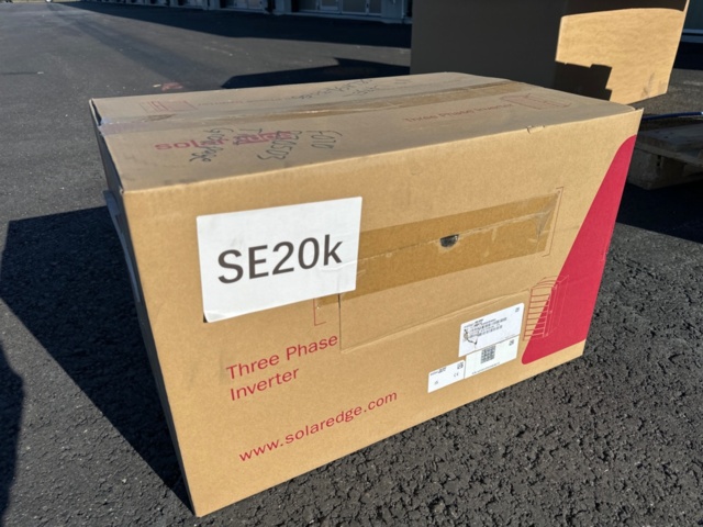 1167866-1 Solaredge three phase inverter 20kw