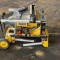 1145014-2 Table saw, DeWalt DWE7485, on stand