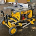 1145014-3 Table saw, DeWalt DWE7485, on stand