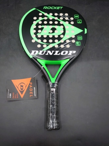 1171919-2 2 Dunlop padel rack rocket green NH - Shipping included