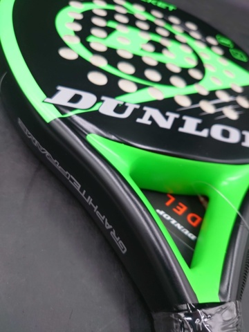 1171919-9 2 Dunlop padel rack rocket green NH - Shipping included