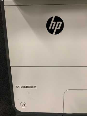 1172007-3 Printer HP PageWide Managed Color MFP E58650