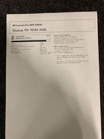 1172012-13 Printer HP LaserJet Pro MFP 4102dwe