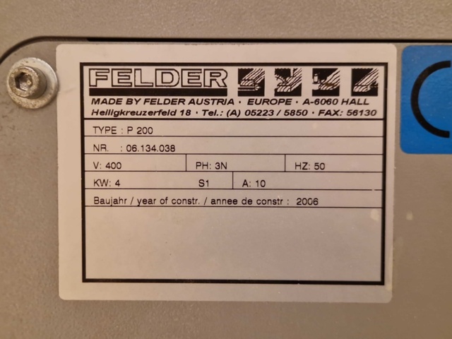 918745-4 Edge banding machine Felder P 200