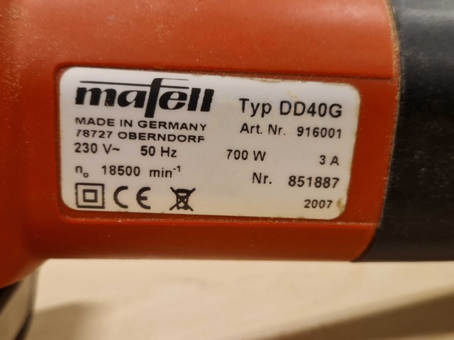 918764-3 Tapping machine mafell DD40G