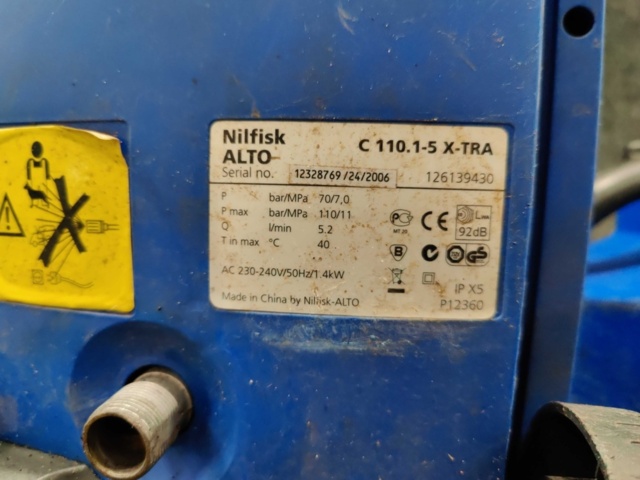 1142478-5 High pressure washer Nilfisk Alto C110.1-5 X-Tra