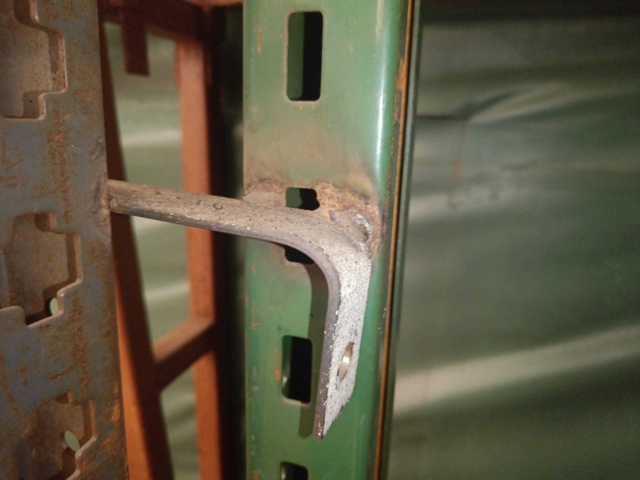 1129896-8 Older pallet rack.