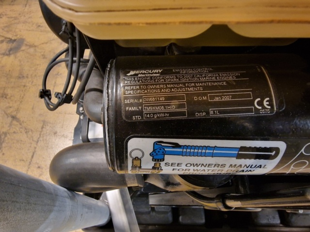 1172219-2 Inboard boat engine - MerCruiser 496 Mag Ho 8.1L