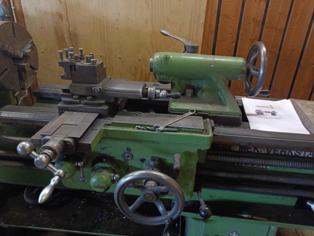 1129911-3 Metal lathe Köping MV S8SG #NEW INFO. Repair Item#