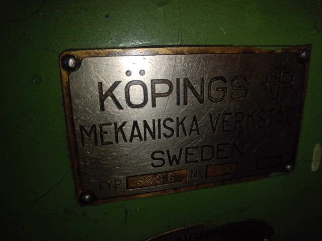 1129911-6 Metal lathe Köping MV S8SG #NEW INFO. Repair Item#