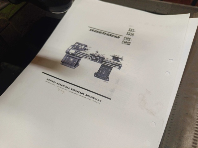 1129911-8 Metal lathe Köping MV S8SG #NEW INFO. Repair Item#