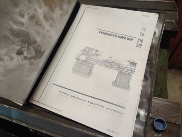 1129911-9 Metal lathe Köping MV S8SG #NEW INFO. Repair Item#