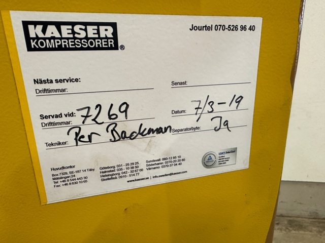1171065-5 Screw compressor KAESER SM9