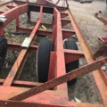 1172398-5 Boat trailer 2.4x7m. Tires 10.00-15