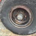 1172398-8 Boat trailer 2.4x7m. Tires 10.00-15