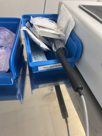 1110507-6 Instrument Dimedo HFG120 including stainless steel trolley