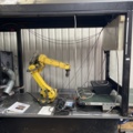 1121660-5 Fanuc M-10 iA Robot with cabinet & feed tracks 2013