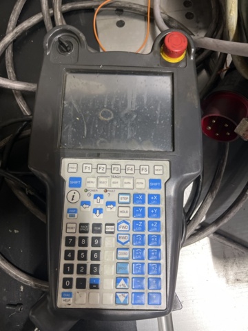 1121660-17 Fanuc M-10 iA Robot with cabinet & feed tracks 2013