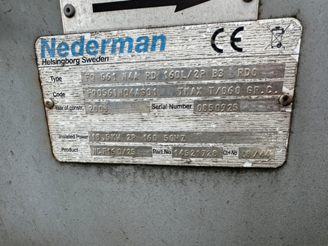 1172597-4 Welding extraction system Nederman Filtermax DFO 120