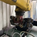 1121660-25 Fanuc M-10 iA Robot with cabinet & feed tracks 2013