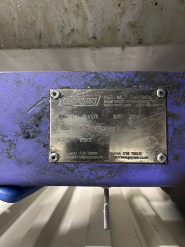 1121665-3 Guyson y 600/12 cyclone