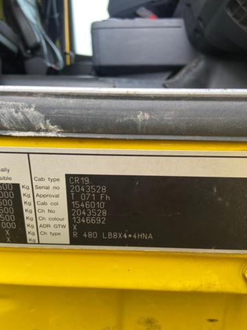 1172812-37 Truck changer Scania R480 LB8X 4x4 HNA - 2009