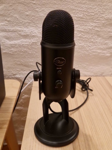 1150801-3 Studio room with speakers, microphone and furniture