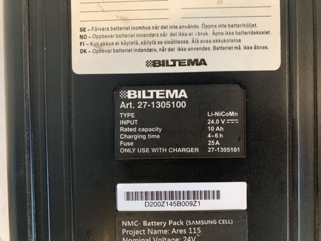 1068065-11 Electric bicycle batteries in different models 5 pcs