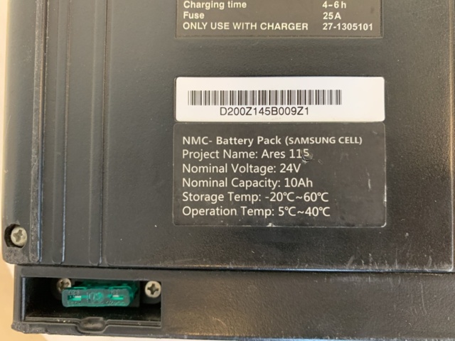 1068065-12 Electric bicycle batteries in different models 5 pcs