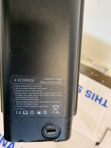 1068065-16 Electric bicycle batteries in different models 5 pcs