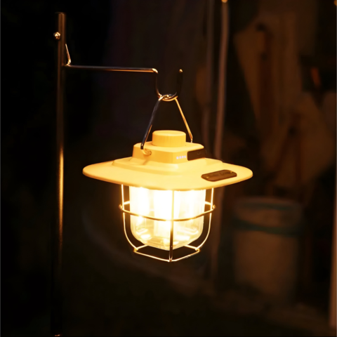 1173067-2 Campinglampa Retro Beige